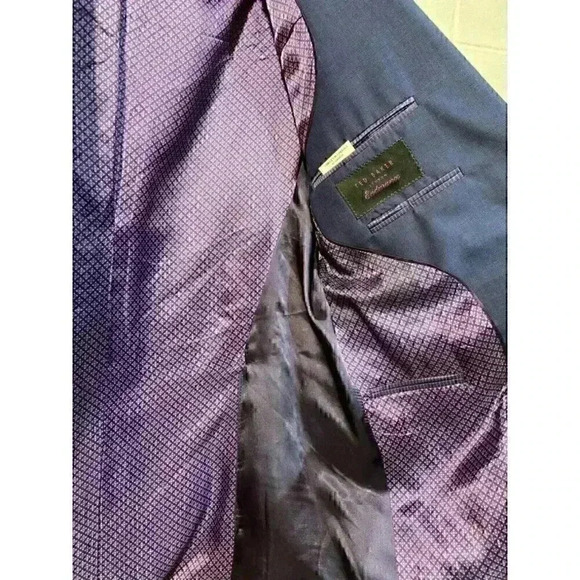 NEW Ted Baker London‎ Endurance Roger SPJ Men's Sports Blazer 38R Blue Cocktail - Picture 9 of 11